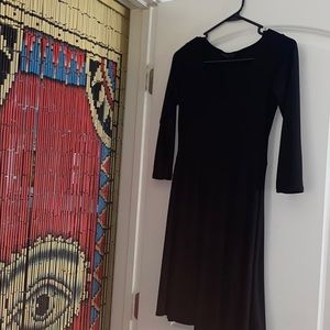 Black skater girl dress